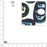 Perles de rocaille farfalles 3,2 x 6,5 mm - Emeraude