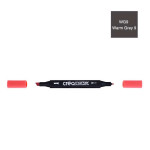 Marqueur double-pointe à encre à base d'alcool Créamarker - WG9 - Gris Chaud 9